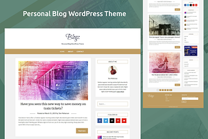 Personal Blog WordPress Theme