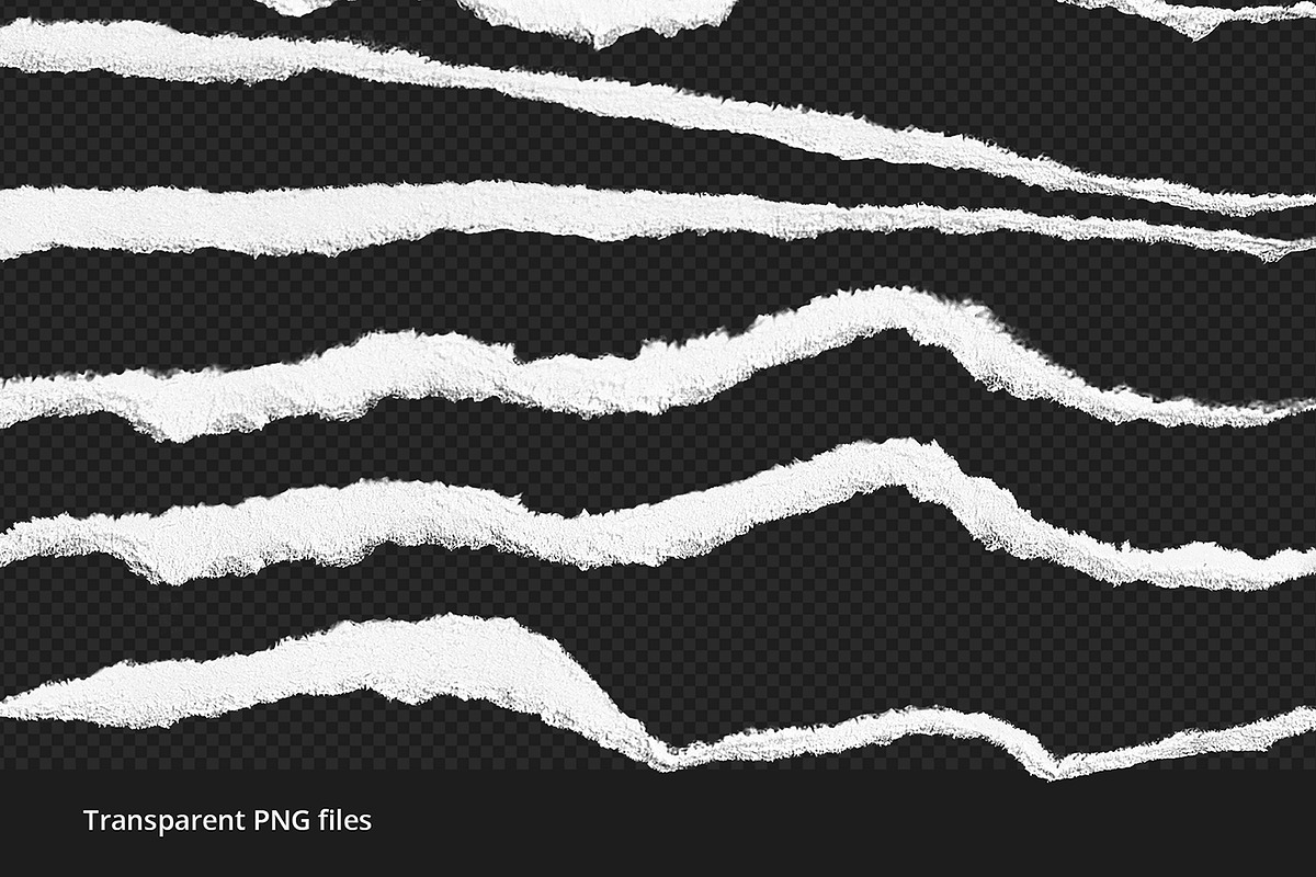 Torn Paper Textures Vol.1, a Texture Graphic by Gravito
