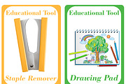 Educational Tool Flash Card for Kids, a Card Template by DigitalsDesigns (Thumbnail 4 of 4)