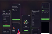Bigrocery Dark UI Kit for Grocery, a Wireframe Template by SyalUIUX (Thumbnail 7 of 7)