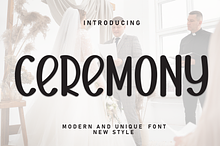 Ceremony | Script Font