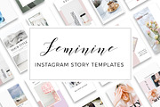Instagram Story Templates, a Social Media Template by Dana Nicole Designs (Thumbnail 1 of 5)