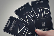 Minimal style VIP PASS cards, a Card Template by Tzochko (Thumbnail 3 of 5)