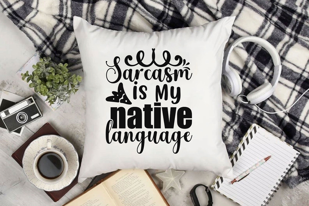 Sarcasm Svg Design Bundle, an Illustration by Libby Wishes (Photo 4 of 20)