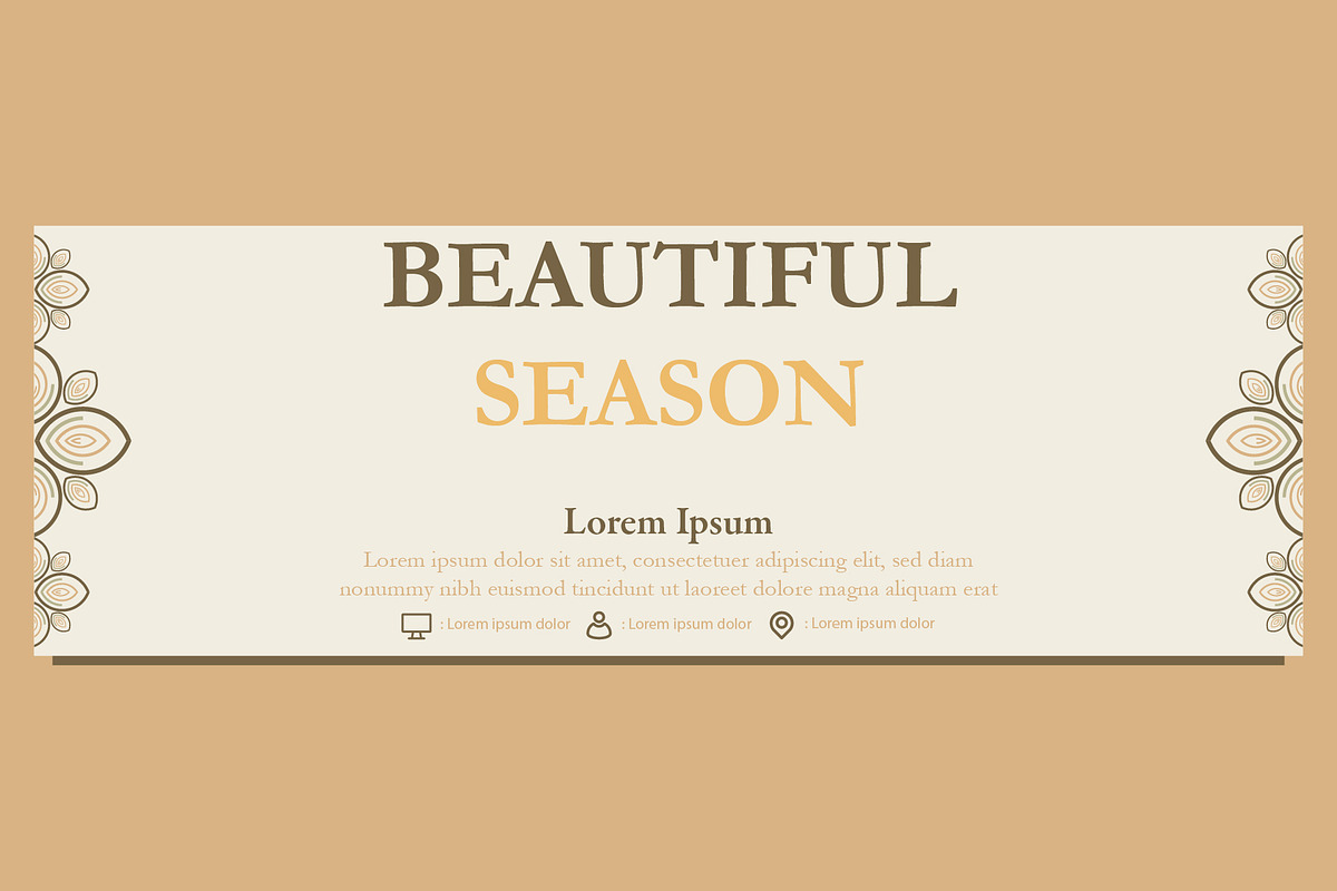 Abstract Floral Banner Template, a Marketing Template by sekitarief (Photo 2 of 3)