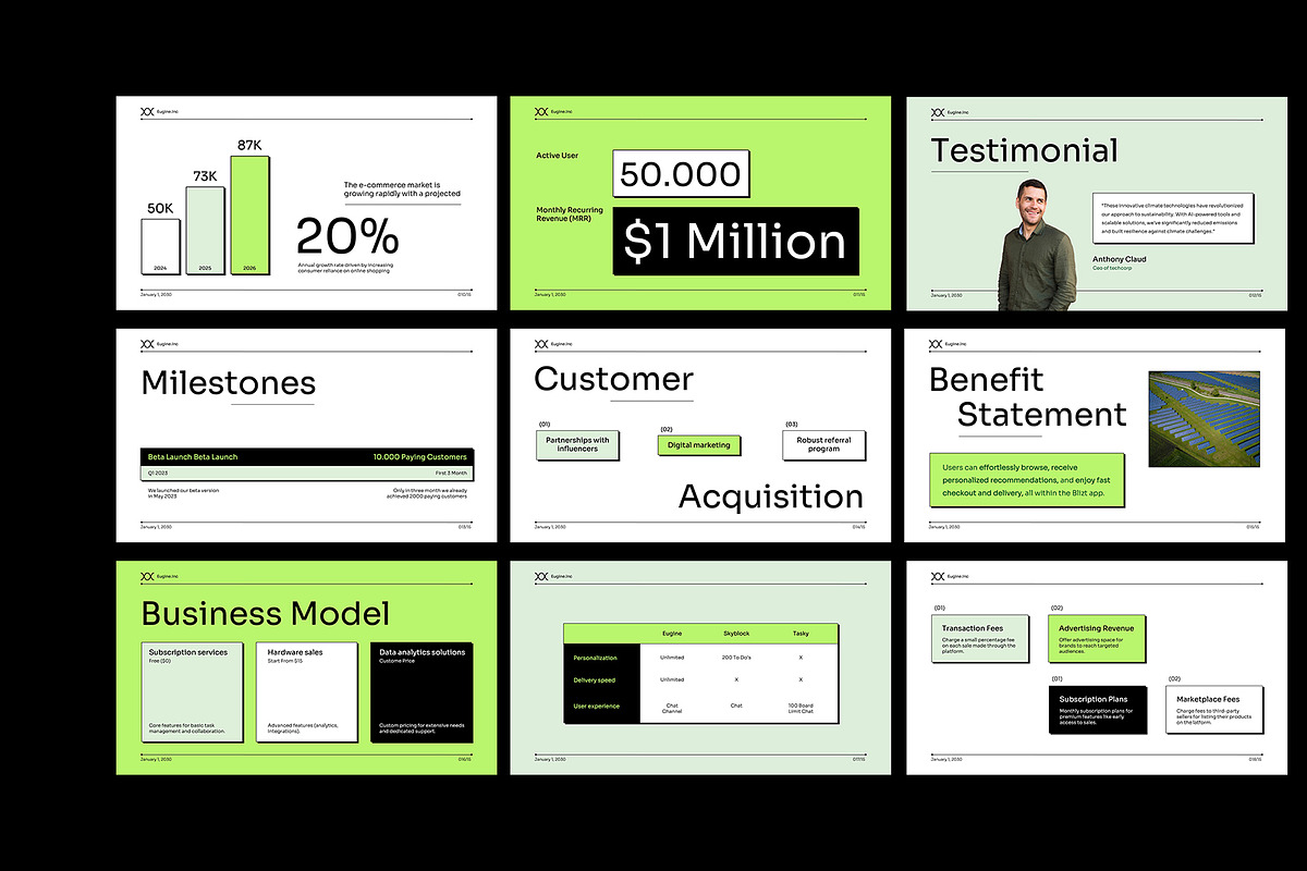 Climate Tech Pitch Deck GoogleSlide, a Presentation Template by Neermana (Photo 3 of 4)