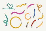 ARTISTIC ARROWS (100 illustrations), an Object Illustration by Bonfloret Studio (Thumbnail 9 of 10)