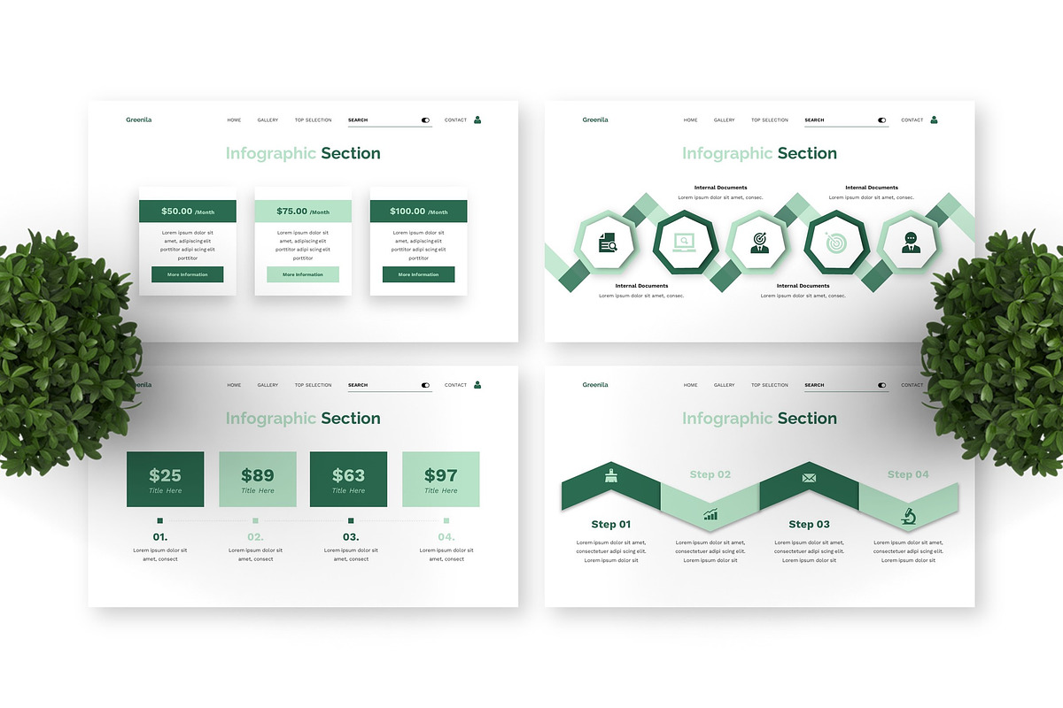 Greenila - Green Fashion Powerpoint preview 3