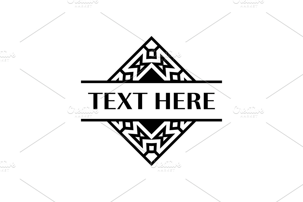Abstract Ornamental Frame Unique, a Branding & Logo Template by Rasagama Studio