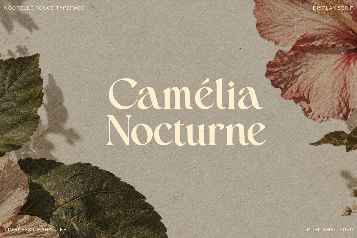 Noctelle Rouge - Display Serif Font, a Serif Font by Creacy Studio (Photo 2 of 10)