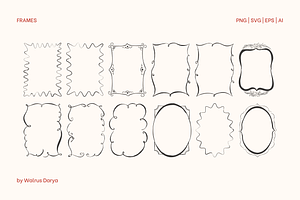 Whimsical Pencil Doodles Clipart