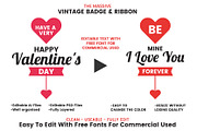 122 LOVE LABEL & RIBBON, a Branding & Logo Template by Toonsteb (Thumbnail 2 of 15)