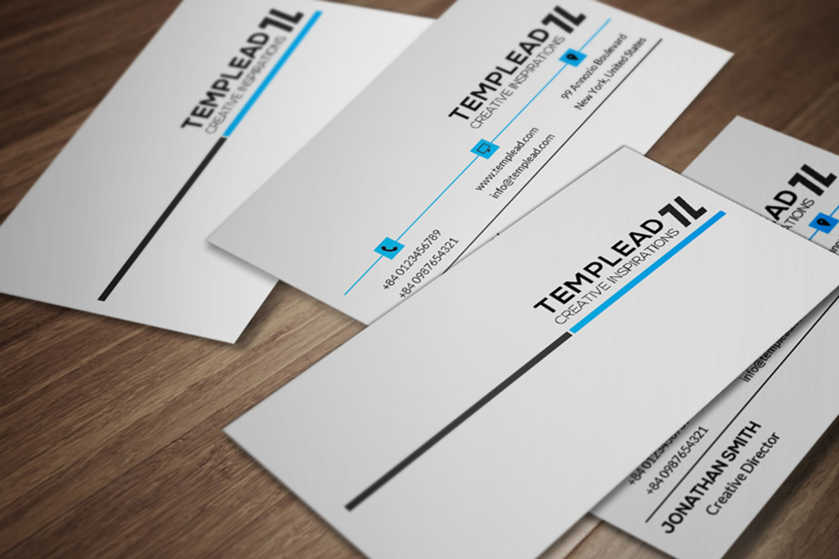 Corporate Business Card CM156, a Business Card Template by annozio (Photo 1 of 4)