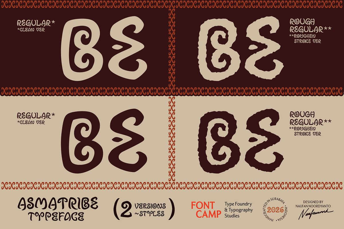 Asmatribe Font, a Handwritten Font by Fontcamp Type Foundry (Photo 2 of 12)