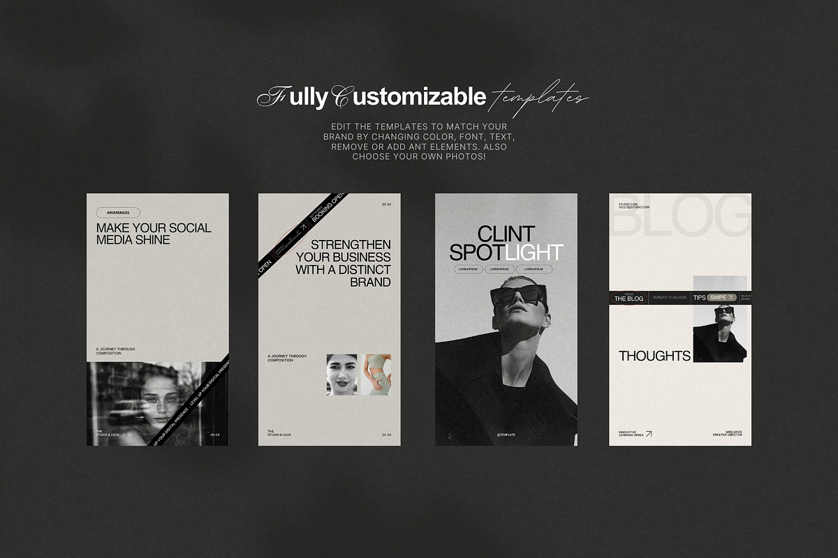 Aesthetic Story Instagram Template, a Social Media Template by Prapti Design (Photo 7 of 9)