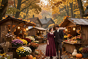 28 Autumn Harvest Digital Backdrops, a Background Graphic by 3Motional (Thumbnail 7 of 18)