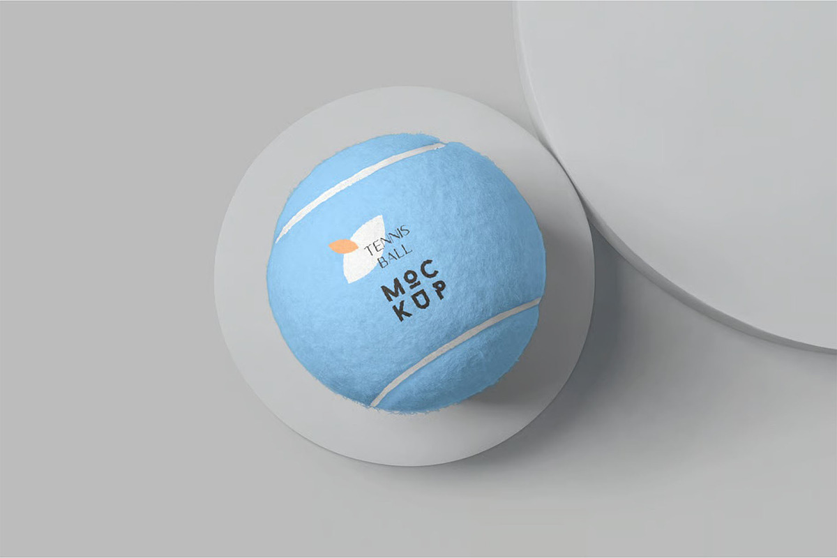 Tennis Ball Mockups, a Product Mockup by megostudi0 (Photo 2 of 6)