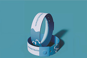 Silicone Wristband Mockup, an Advertising Mockup by skybluecreative (Thumbnail 1 of 3)