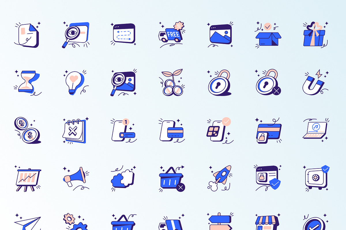 LETRAS - Illustration Icon Pack, a Solid Icon by BROCZ Store (Photo 5 of 8)