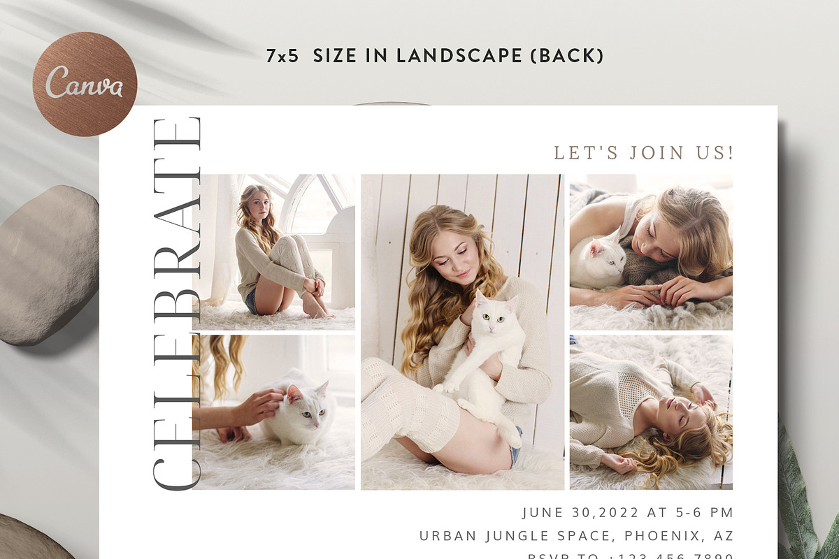 Graduation Announcement SG018, an Invitation Template by Bellenity Design (Photo 3 of 4)