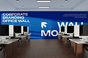 Office Space Wall Mockup, an Advertising Mockup by Permadi Creative (Thumbnail 3 of 5)