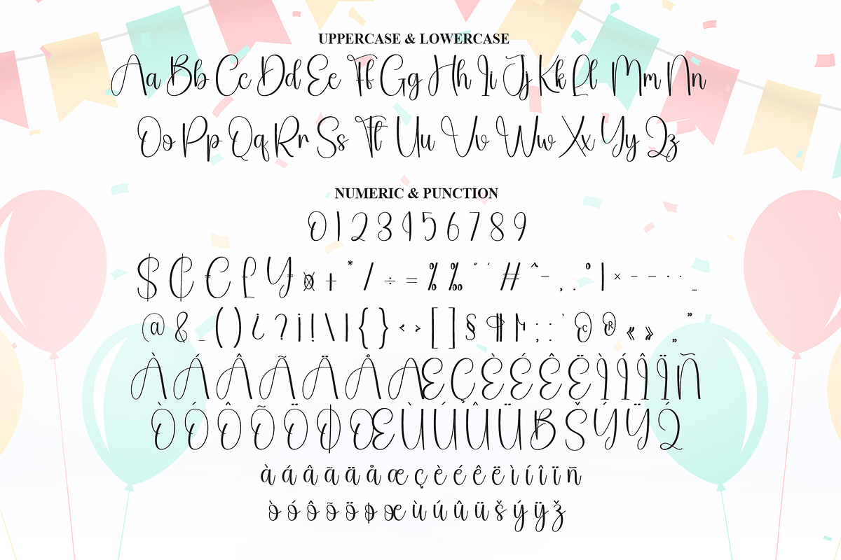 Birthday | Script Font, a Handwritten Font by Scratchones (Photo 7 of 9)