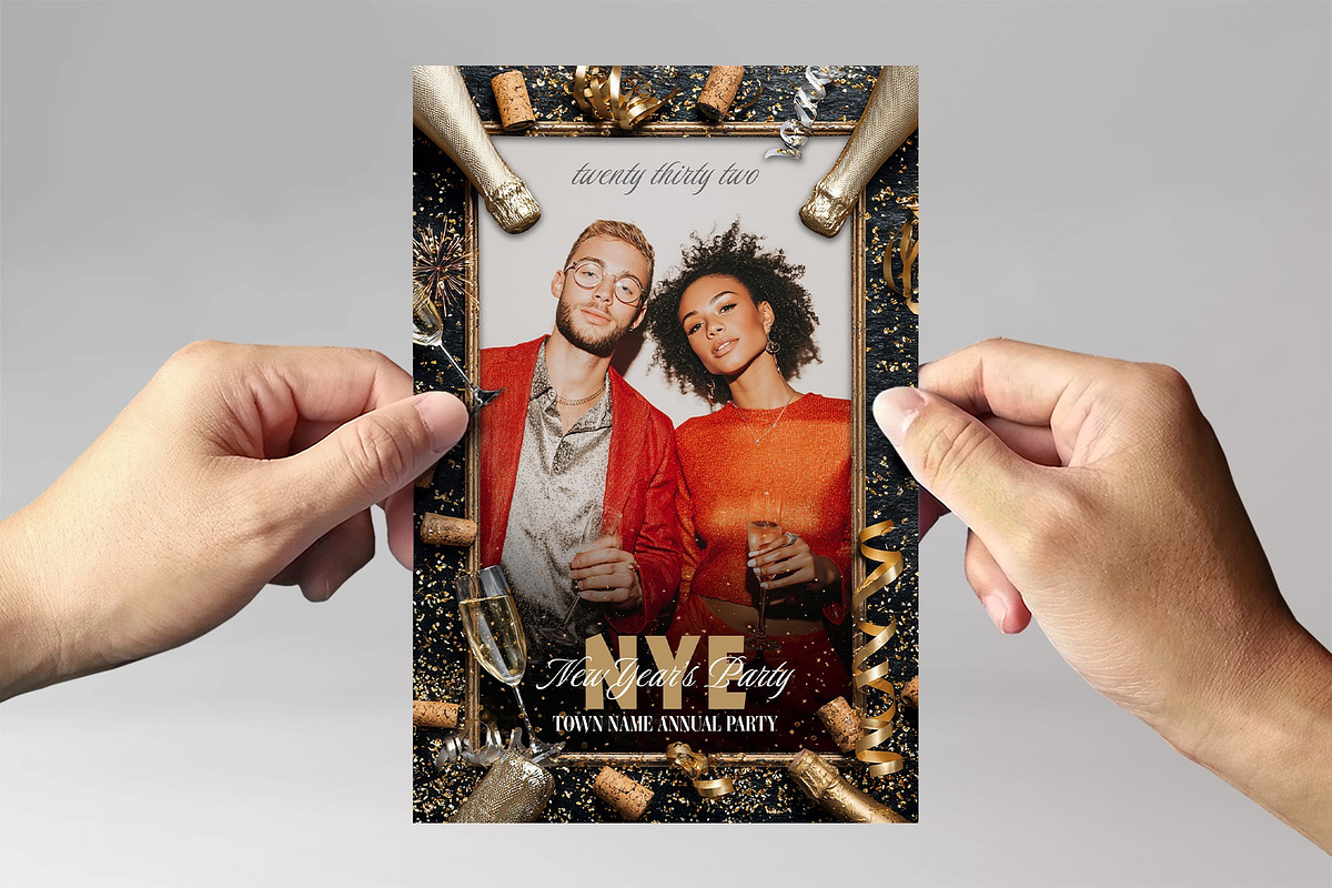 NYE Party Flyer Template, a Flyer Template by BrandPacks (Photo 2 of 3)