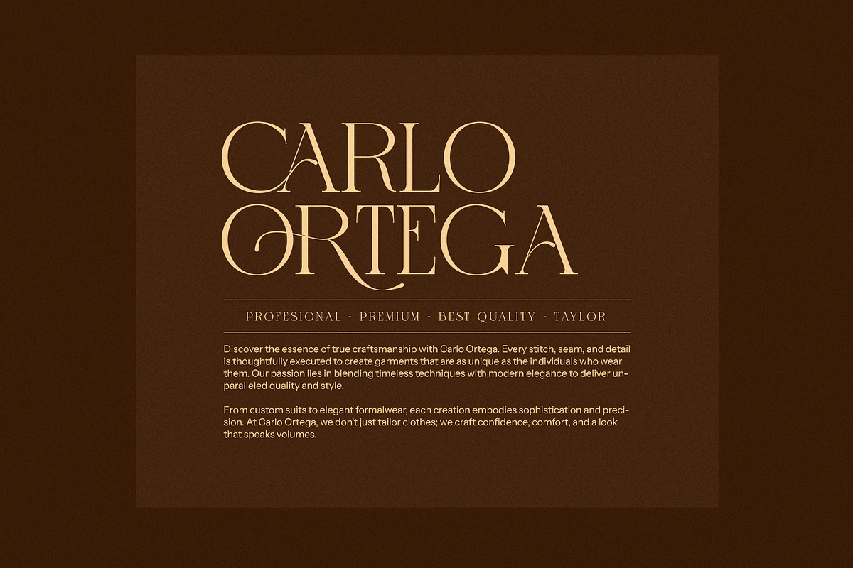 Aroges Elegant Serif Font, a Serif Font by Perfectype (Photo 2 of 8)