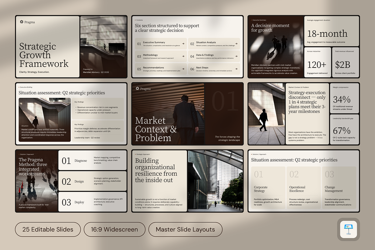 Pragma Consultant Deck Keynote, a Presentation Template by PaperSlides (Photo 2 of 7)