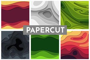 Paper Cut 30 Backdrops Collection