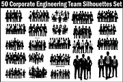 Corporate Engineering Team Silhouett, an Object Graphic by Creativeshirt (Thumbnail 1 of 5)