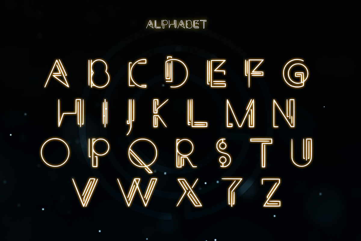 MAZE - A Technical Typeface preview 2