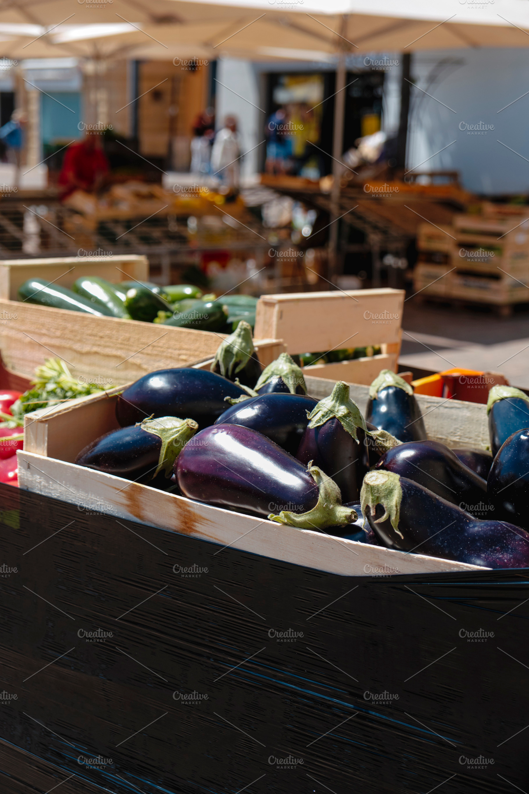 vegetables for sale at an open-air market, a Photo by Nito