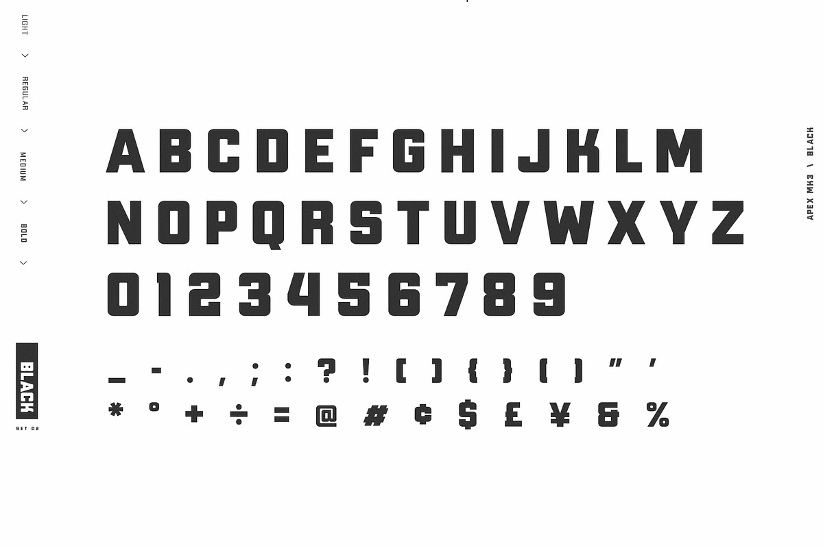 Apex Mk3 Font Family preview 6