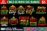 Cinco De Mayo SVG Bundle, an Object Graphic by FunnySVGCrafts (Thumbnail 1 of 20)