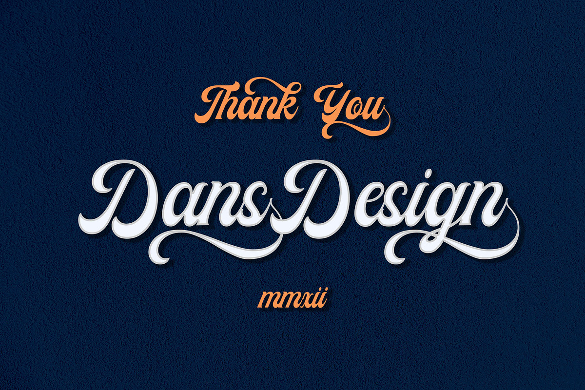 Hewlena, a Script Font by dansdesign (Photo 8 of 8)