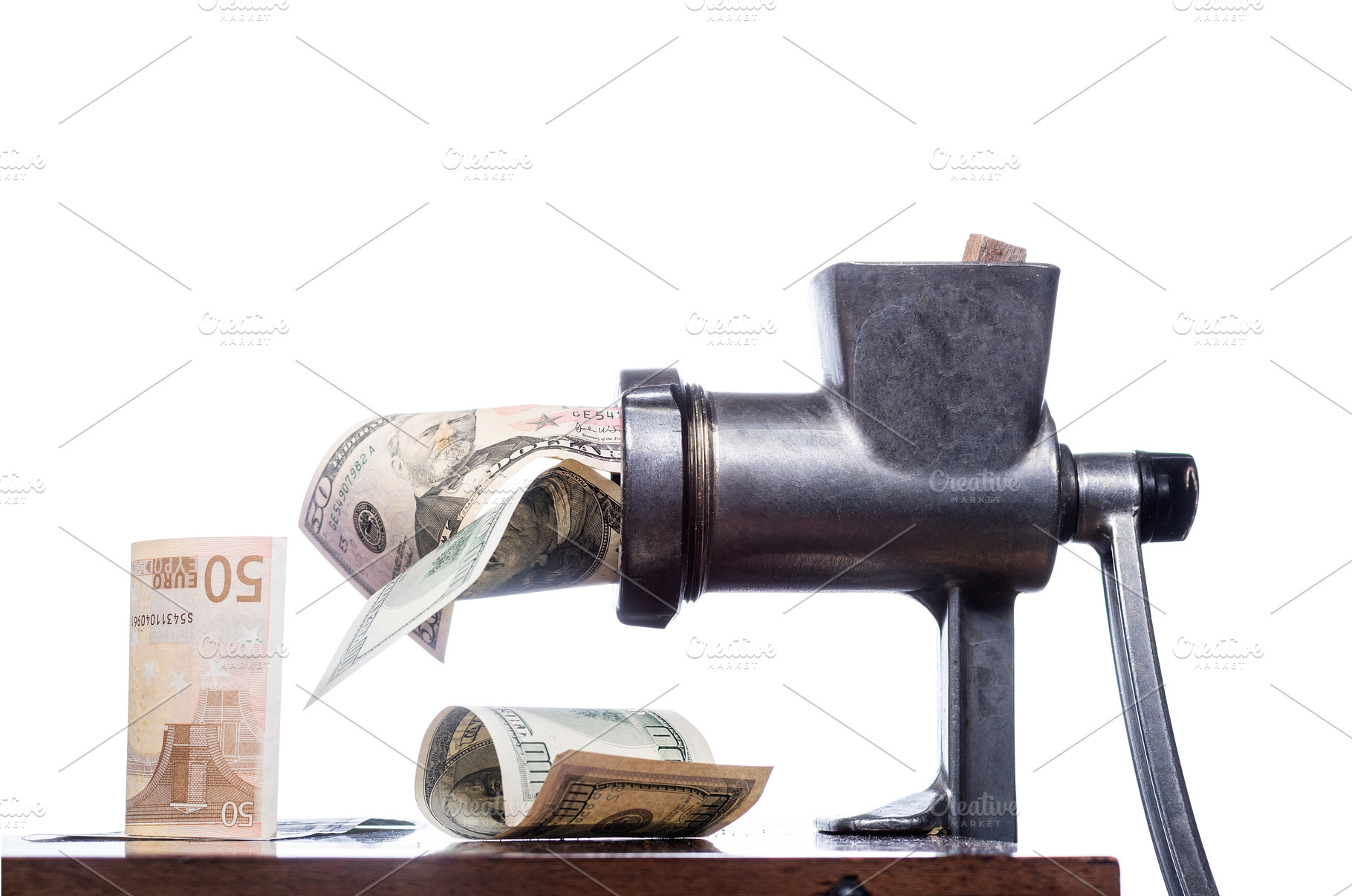 Production of money. Money from a, a Business Photo by Stockphoto by vzwer