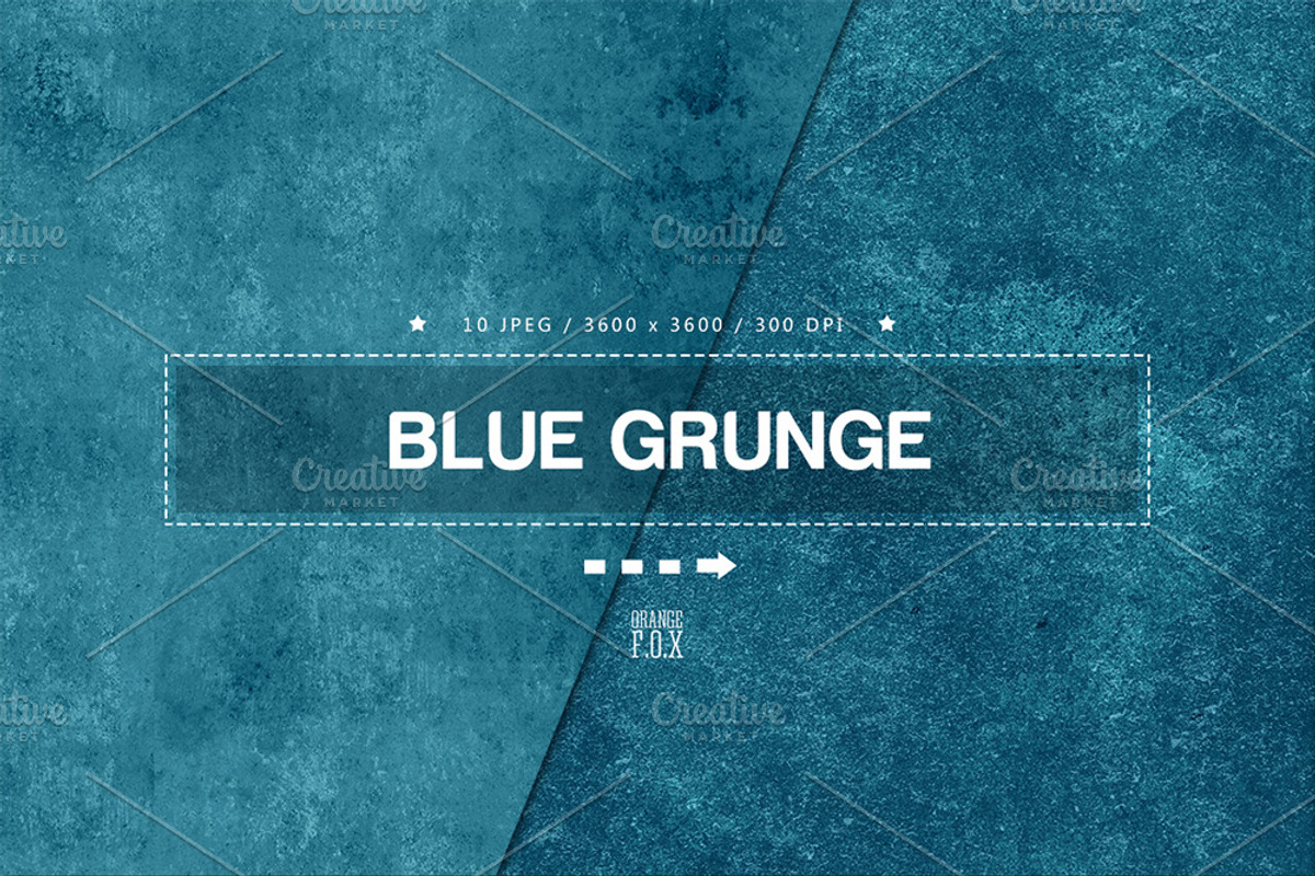 Blue Grunge Backgrounds, a Texture Graphic by Orange Fox (Photo 6 of 6)