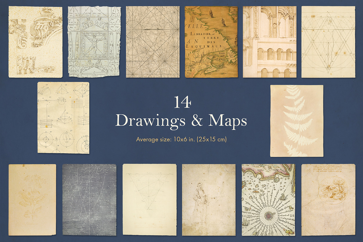 100 Vintage Decorative Papers, an Object Graphic by The Object Atlas (Photo 8 of 9)