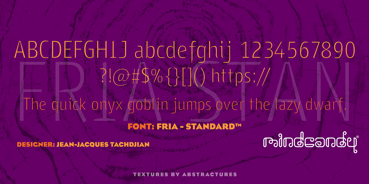 Fria™, a Sans Serif Font by MINDCANDY (Photo 4 of 4)
