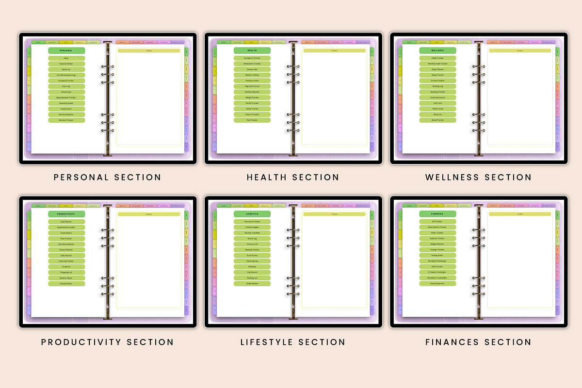 2025 All-in-one Digital Planner, a Stationery Template by Designmela01 (Photo 6 of 12)