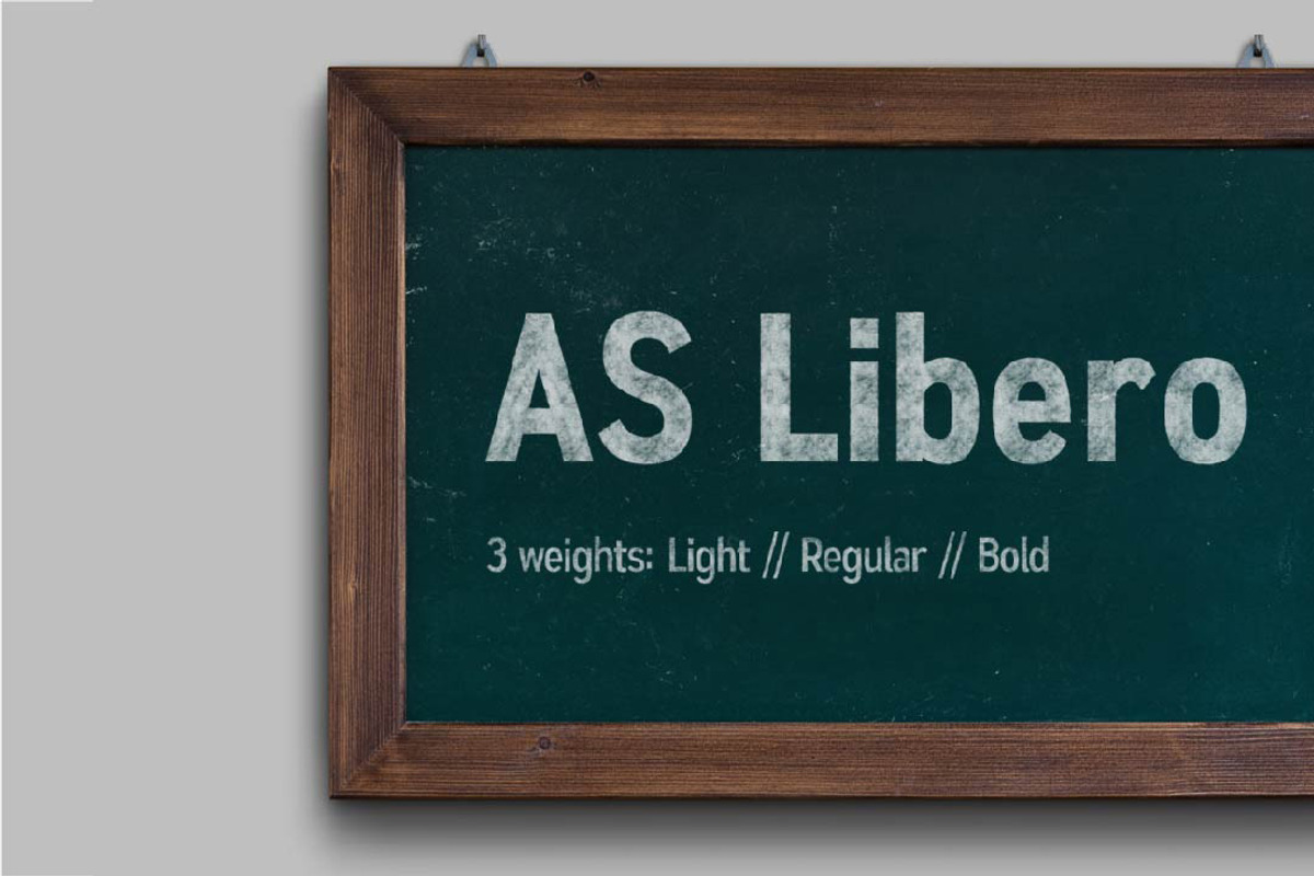 AS Libero, a Sans Serif Font by Aleksandr Sukiasov (Photo 4 of 4)