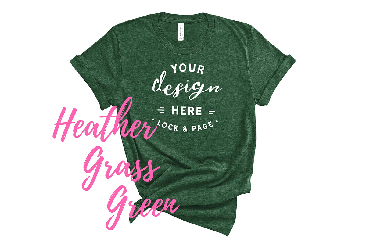 Bella Canvas TShirt Mockups On White, a Shirt Mockup by lock and page (Photo 62 of 92)