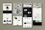 Minimal Landing Page Template Canva, a Landing Page Template by Row Creative (Thumbnail 7 of 9)