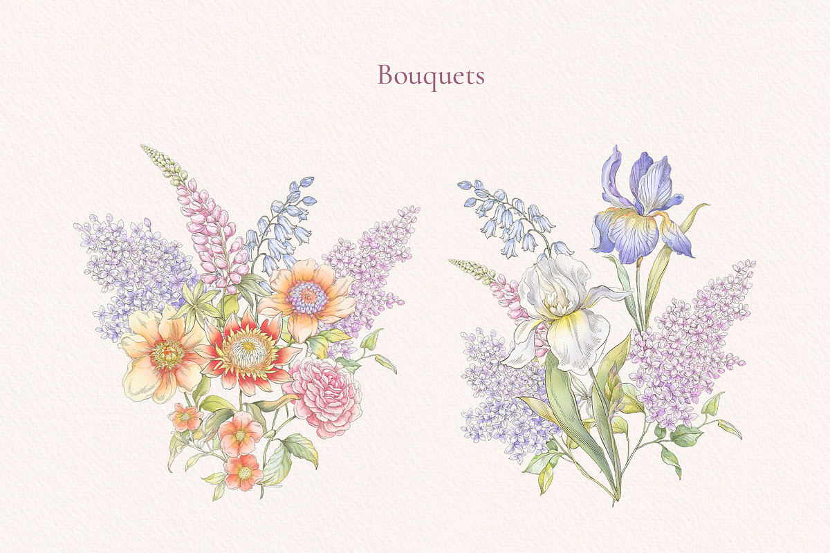 Meadow Whispers png watercolor frame, a Decorative Illustration by Ekaproeka (Photo 4 of 8)