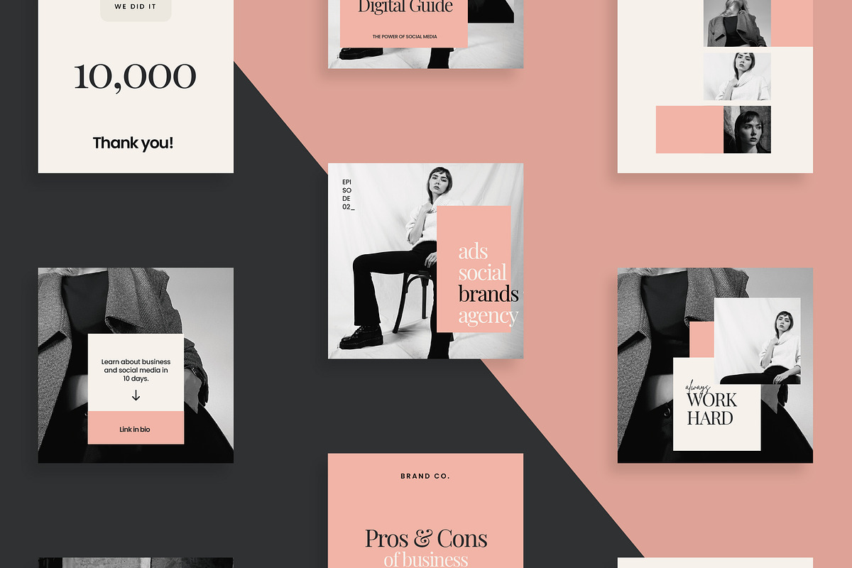 Pink | Social Media Template, a Social Media Template by Design District (Photo 5 of 16)
