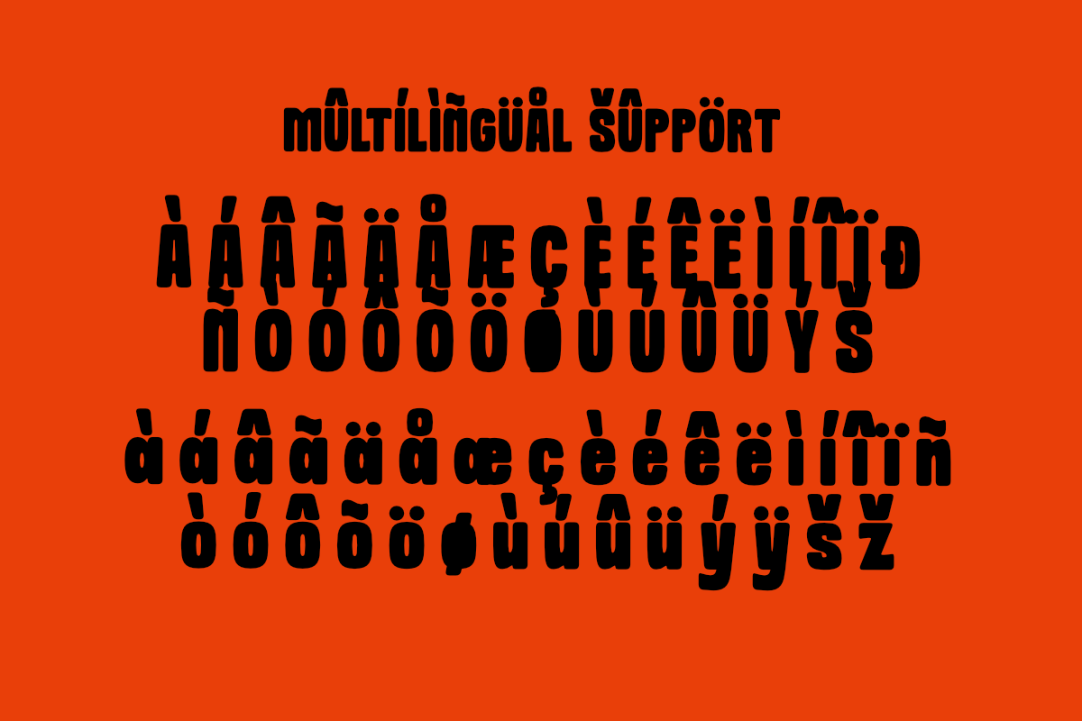 Krumix Bold Condensed Display Font, a Sans Serif Font by Muksal Creative (Photo 11 of 12)