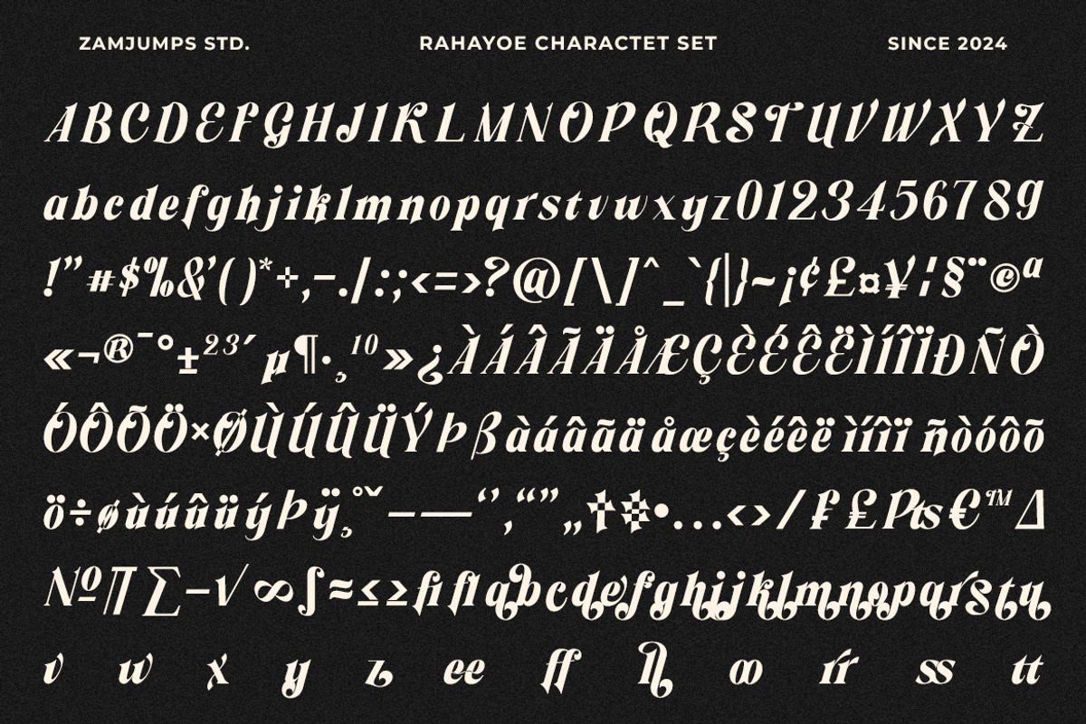 Rahayoe - Aesthetic Italic Typeface, a Serif Font by zamjumps (Photo 10 of 10)