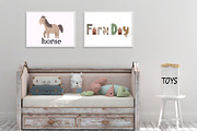 Farm Day clipart and pattern, a Pattern Graphic by SleptArt (Thumbnail 6 of 10)