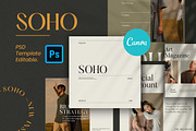 Soho - Branding Instagram Pack, a Social Media Template by Dirtytemp Studio (Thumbnail 1 of 9)